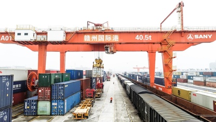 江西贛州港內貿和外貿箱量實現“雙增長”